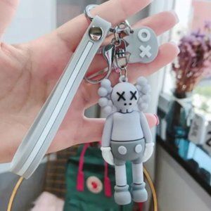 KAWS x Keychain figure collectable NWT GREY Version